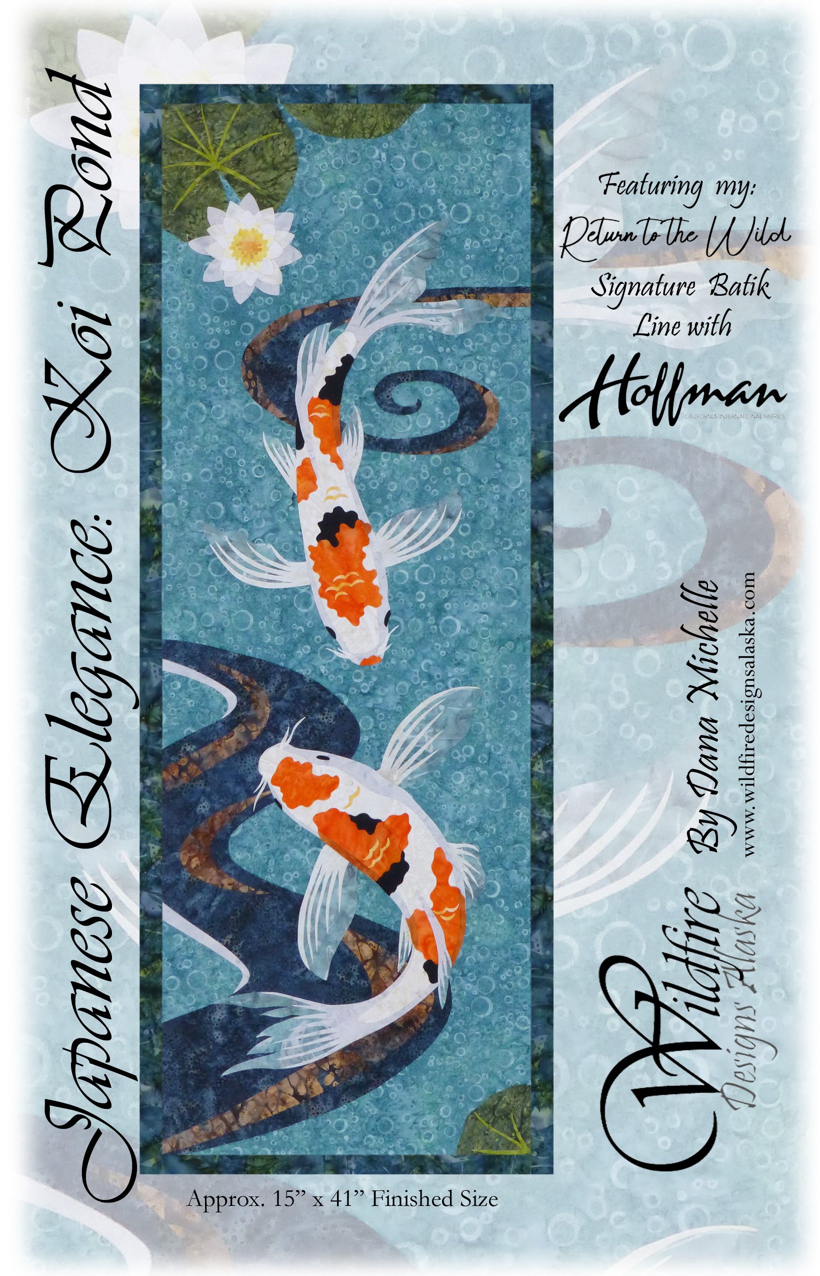 Japanese Elegance: Koi Pond Pattern