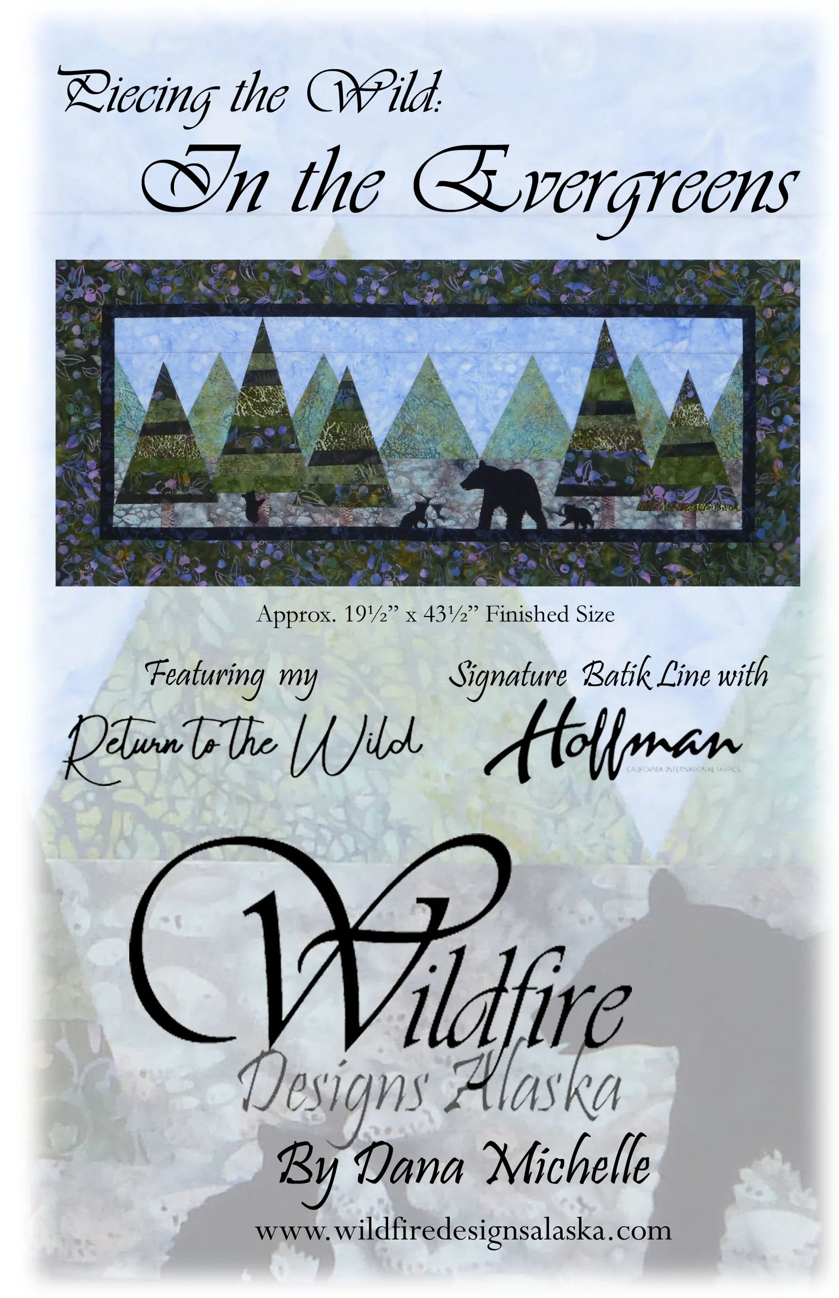 Piece the Wild: In the Evergreens Pattern