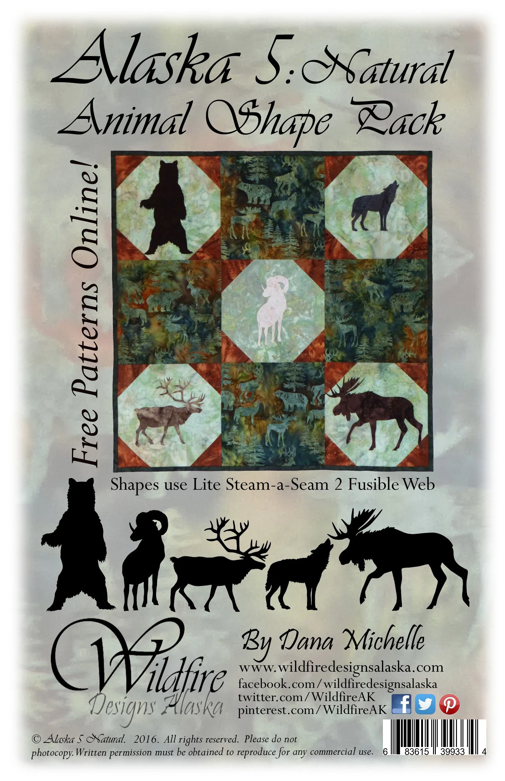 Alaska 5 Laser Cut Shapes