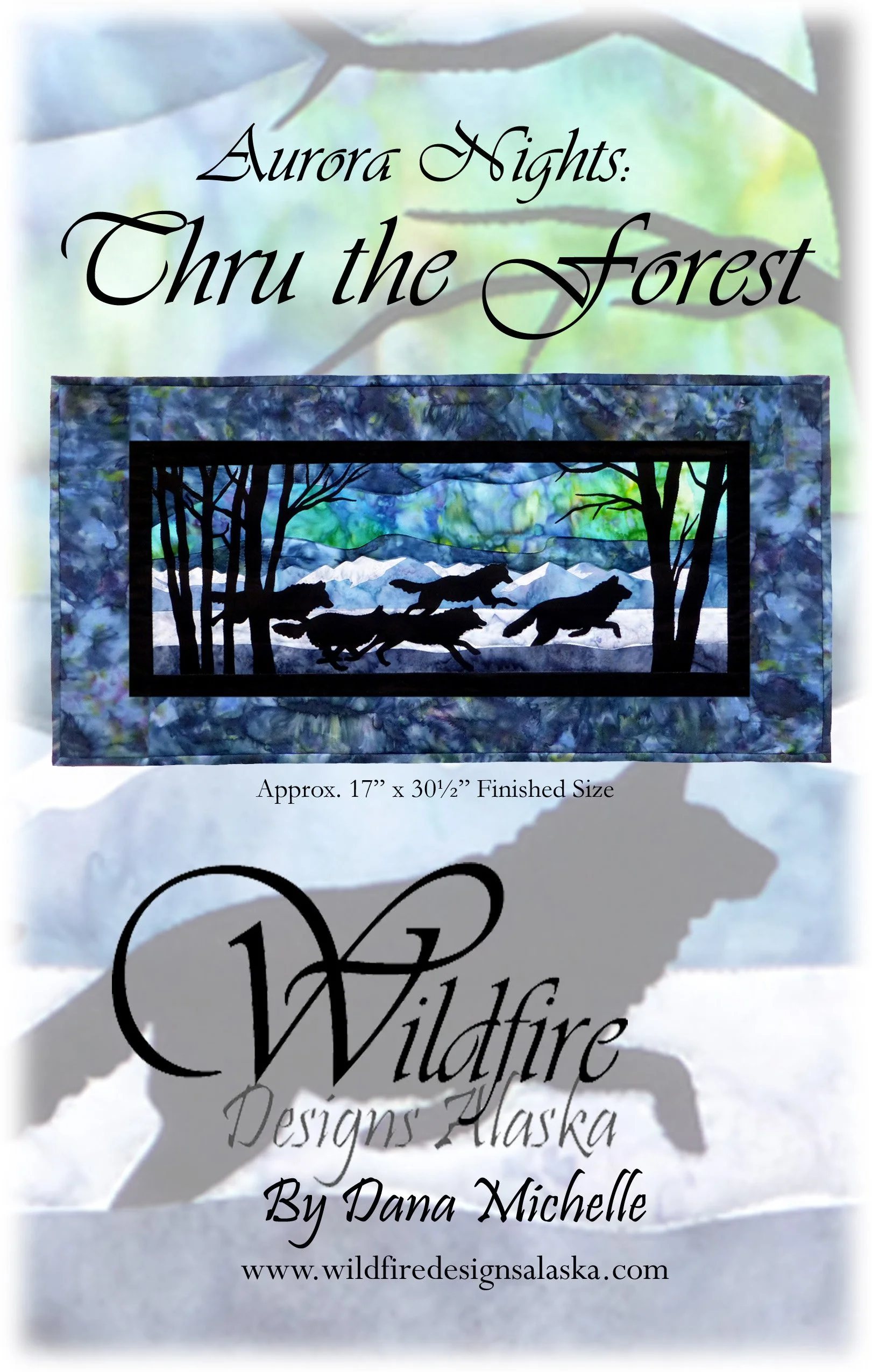 Aurora Nights: Thru the Forest Pattern