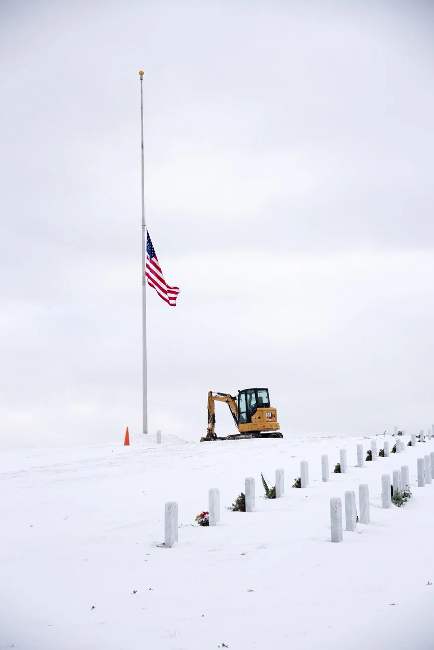 Bridgeville, Pennsylvania, 2025. National Cemetery of the Alleghenies.