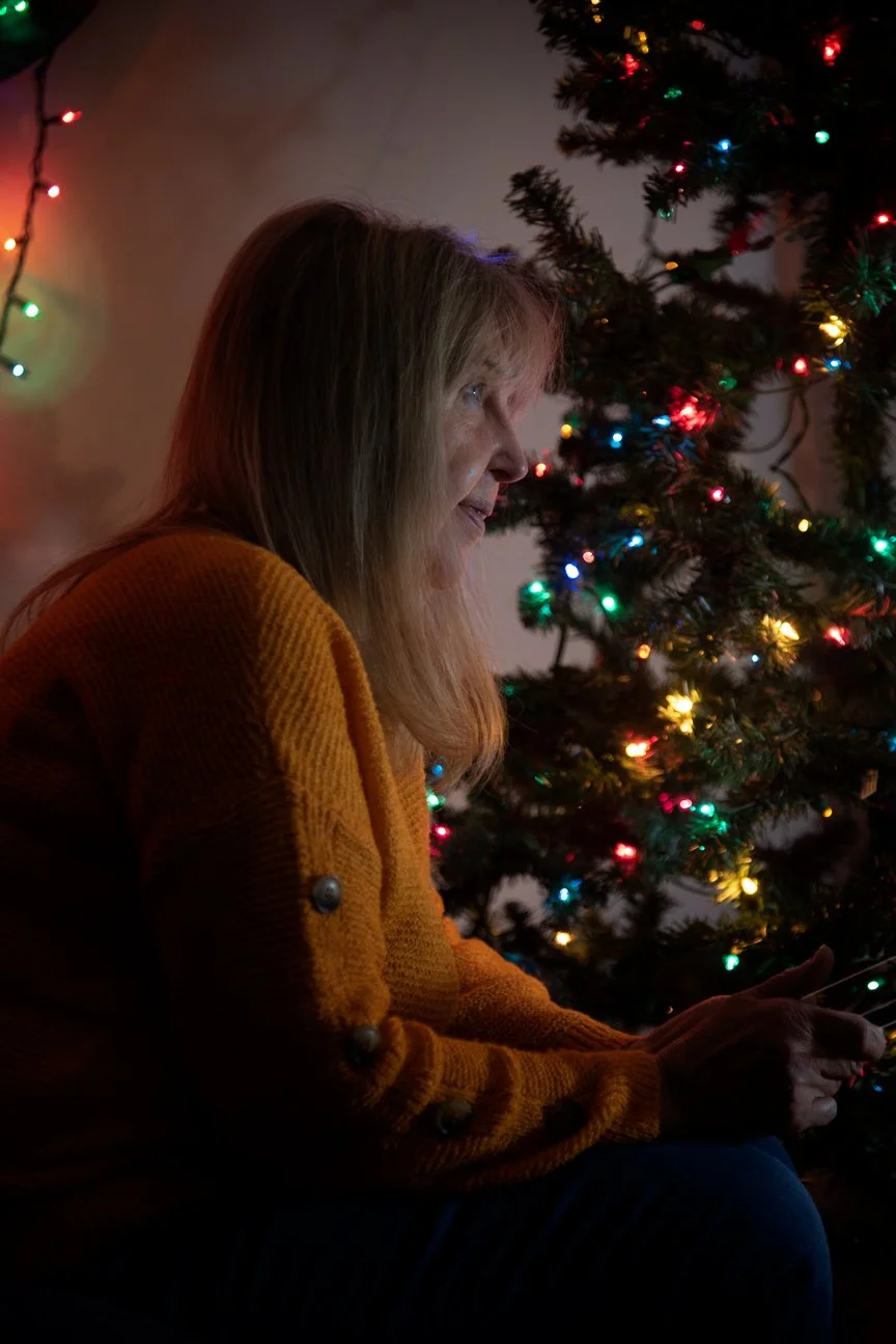 Long Branch, New Jersey, 2025. Svetlana Struk, of Ukrainian origin, in his home during the Christmas holidays.