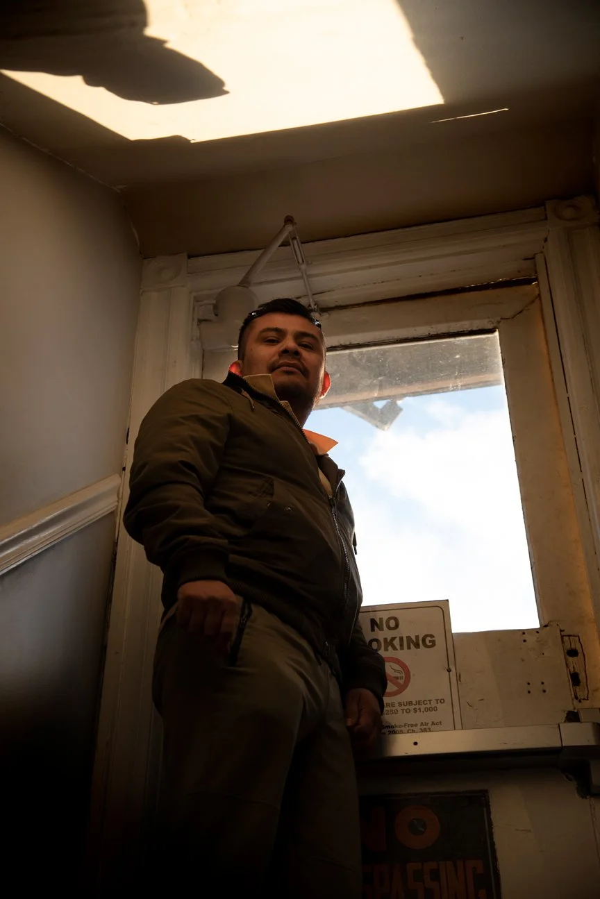 Freehold, New Jersey, 2025. Carlos González (a pseudonym), of Mexican descent, worked at Roberto’s Grill in Freehold, the diner often visited by Bruce Springsteen. He has met Bruce several times and even gave him a bottle of his Mescal, Patito Malo. 