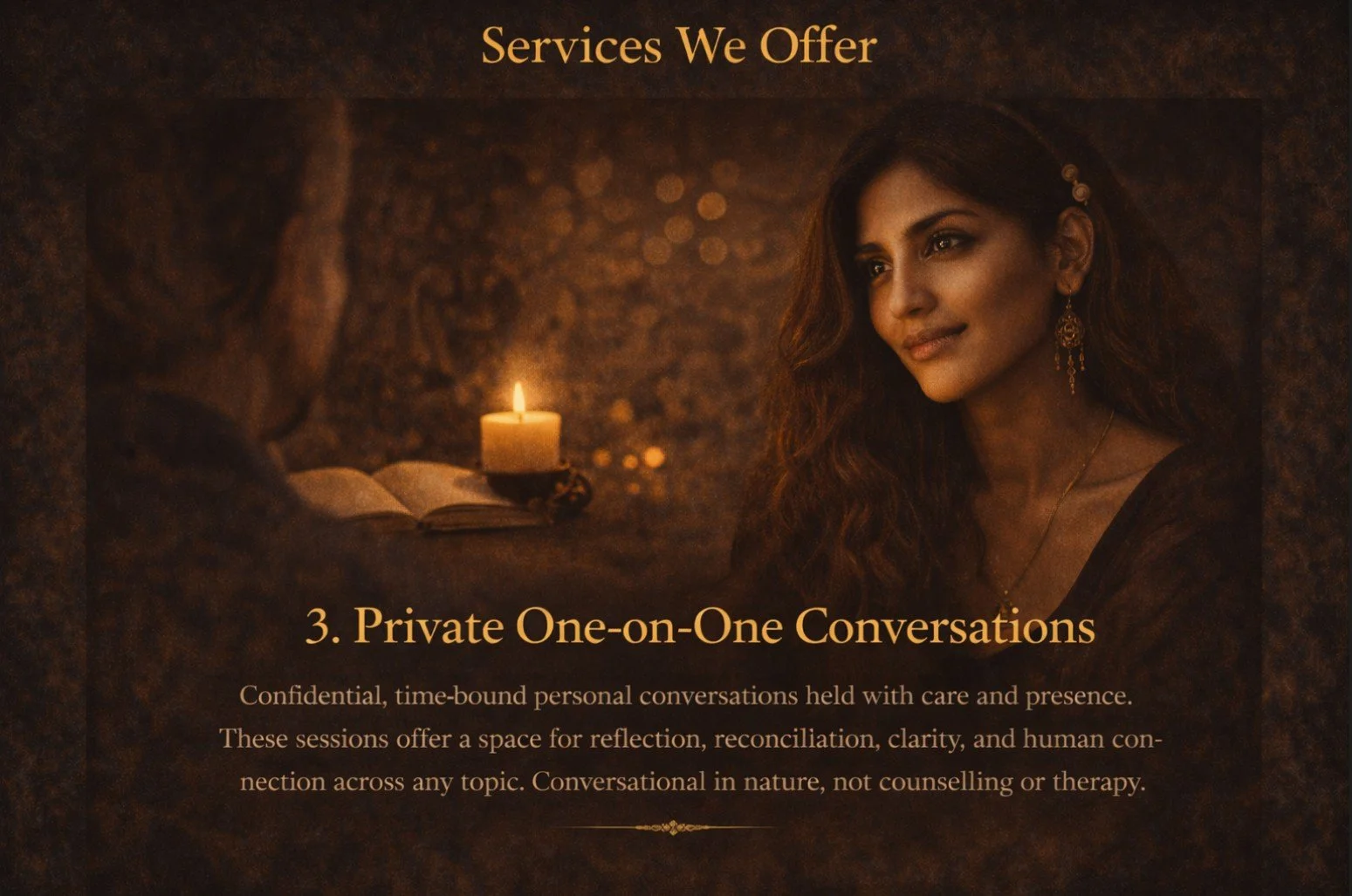 3. Private One-on-One Conversations