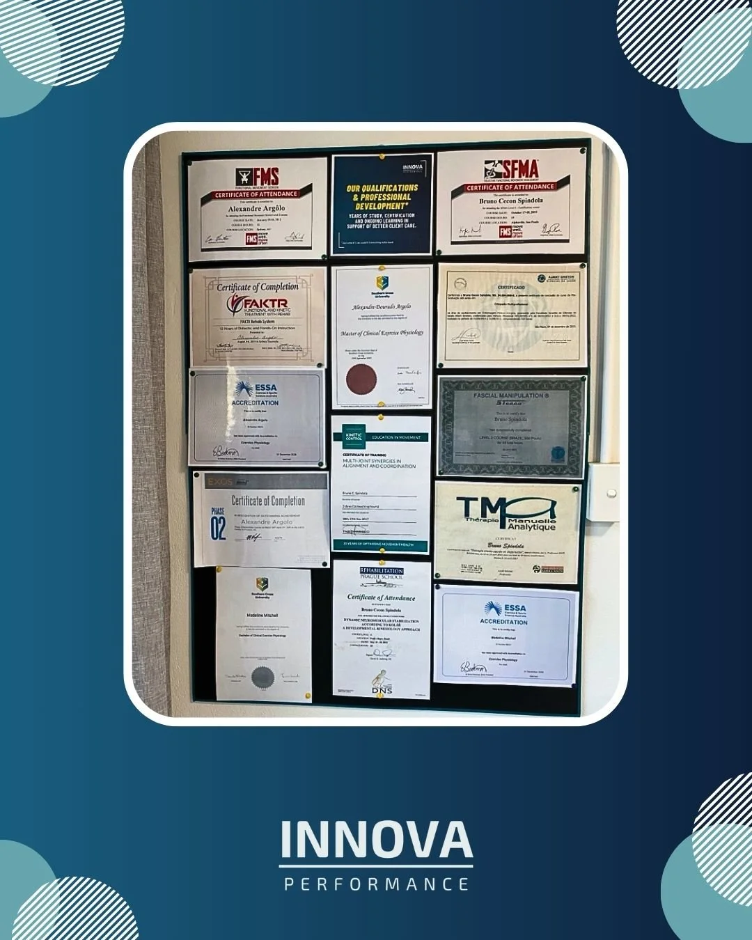 At Innova Performance, we&rsquo;re big believers that learning never stops. 📚💡 
Our team is constantly investing in professional development to continue delivering the highest standard of care, evidence-based treatment, and the best possible outcom
