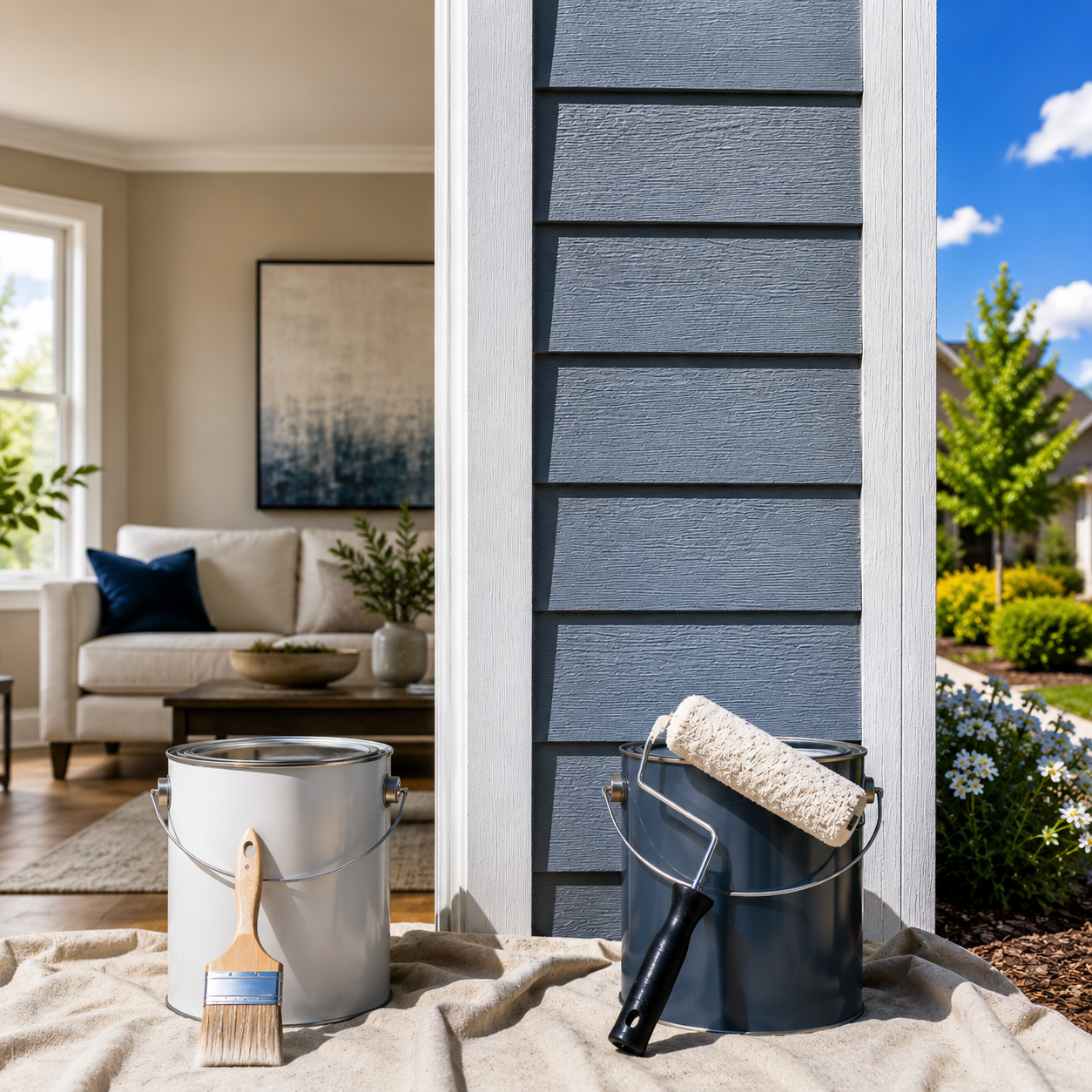 Interior vs. Exterior Paint: What’s the Difference?