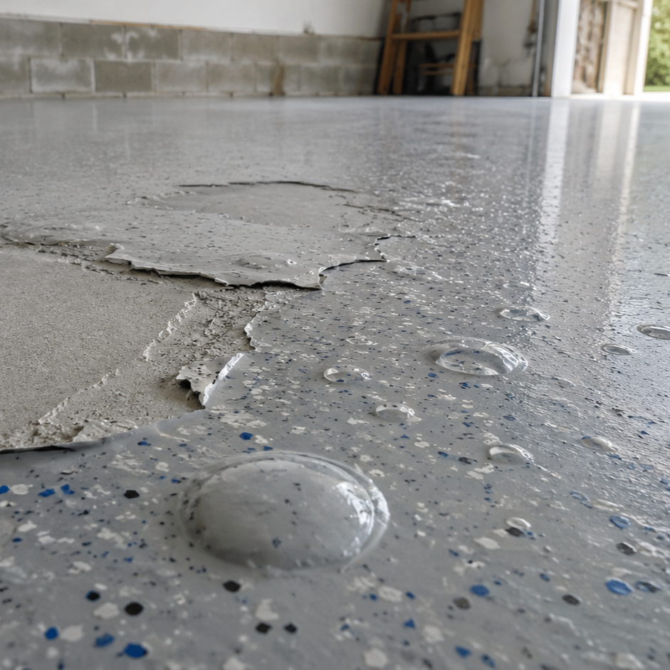 Why Is My Epoxy Floor Peeling or Bubbling