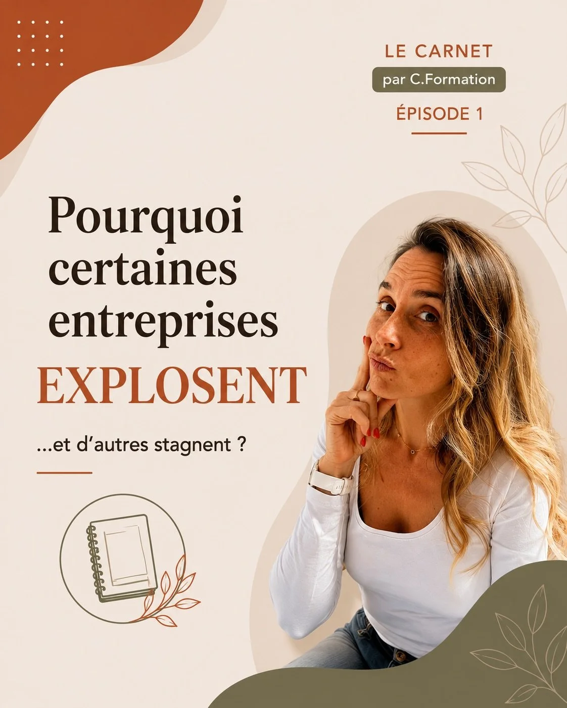 Les entreprises qui r&eacute;ussissent ne font pas des choses extraordinaires.

Elles font des choses ordinaires&hellip; extraordinairement bien.

📒 Bienvenue dans le premier &eacute;pisode du Carnet C.Formation.

Cette semaine, quel est votre d&eac