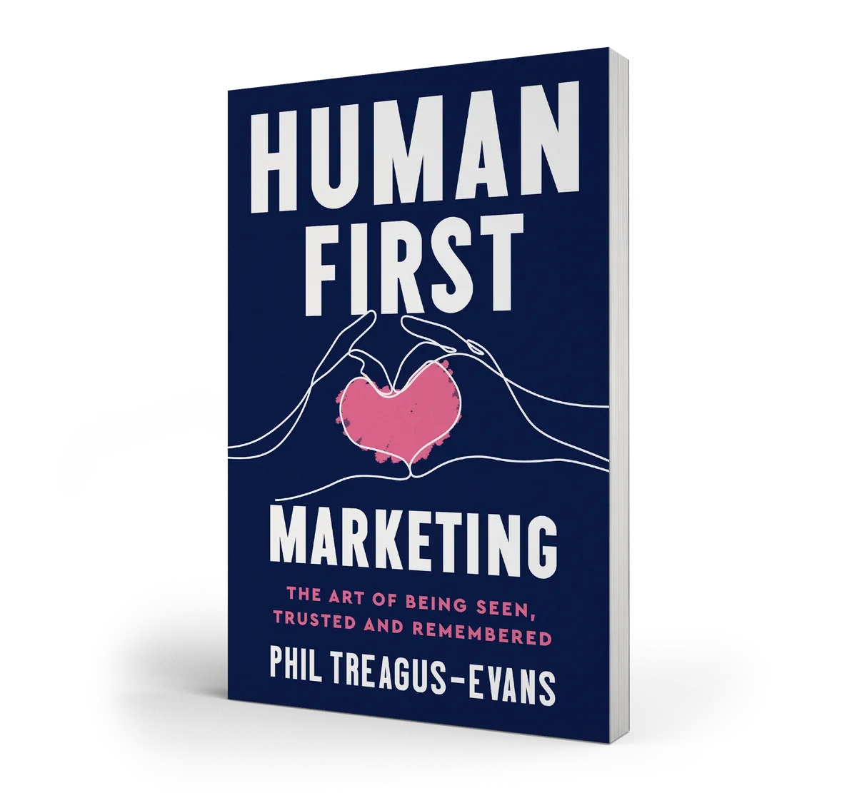 Human-First Marketing book cover by Phil Treagus-Evans