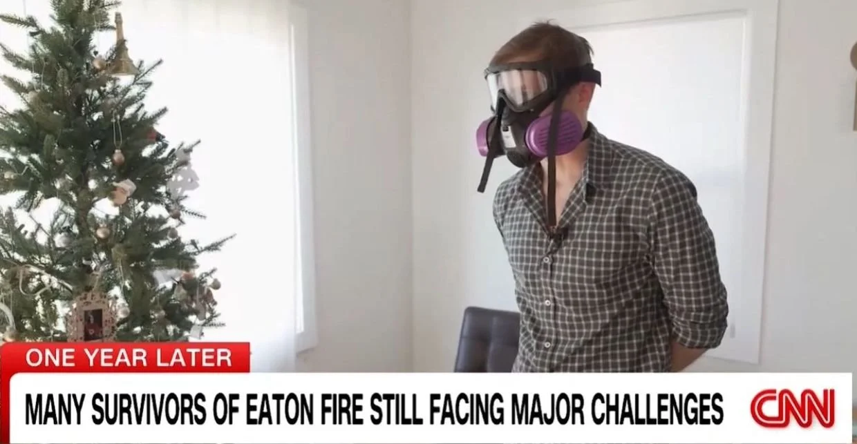 ‘You can’t dispute ash’: Eaton Fire survivors battle invisible damage