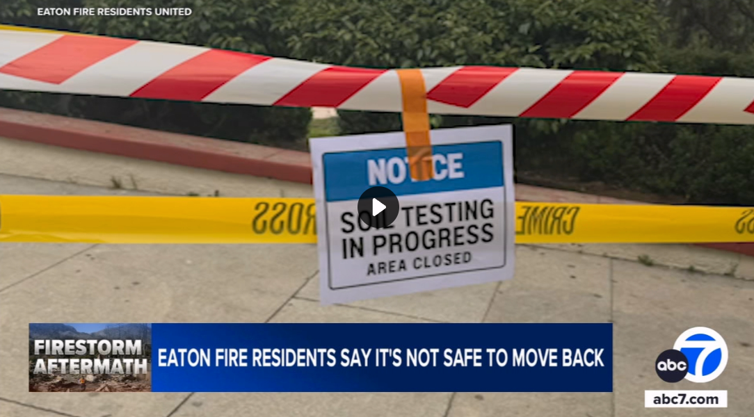 Eaton Fire survivors call for governmental action after report says toxins persist in burn zone