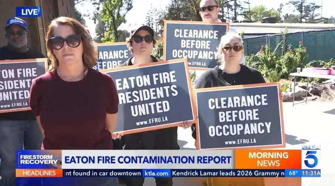 Eaton Fire victims’ organization says toxins persist after cleanup