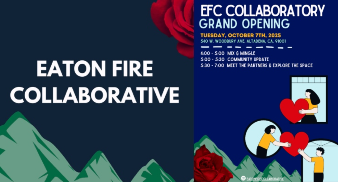 Eaton Fire Collaborative Opens ‘Collaboratory,’ a Home Base for Recovery