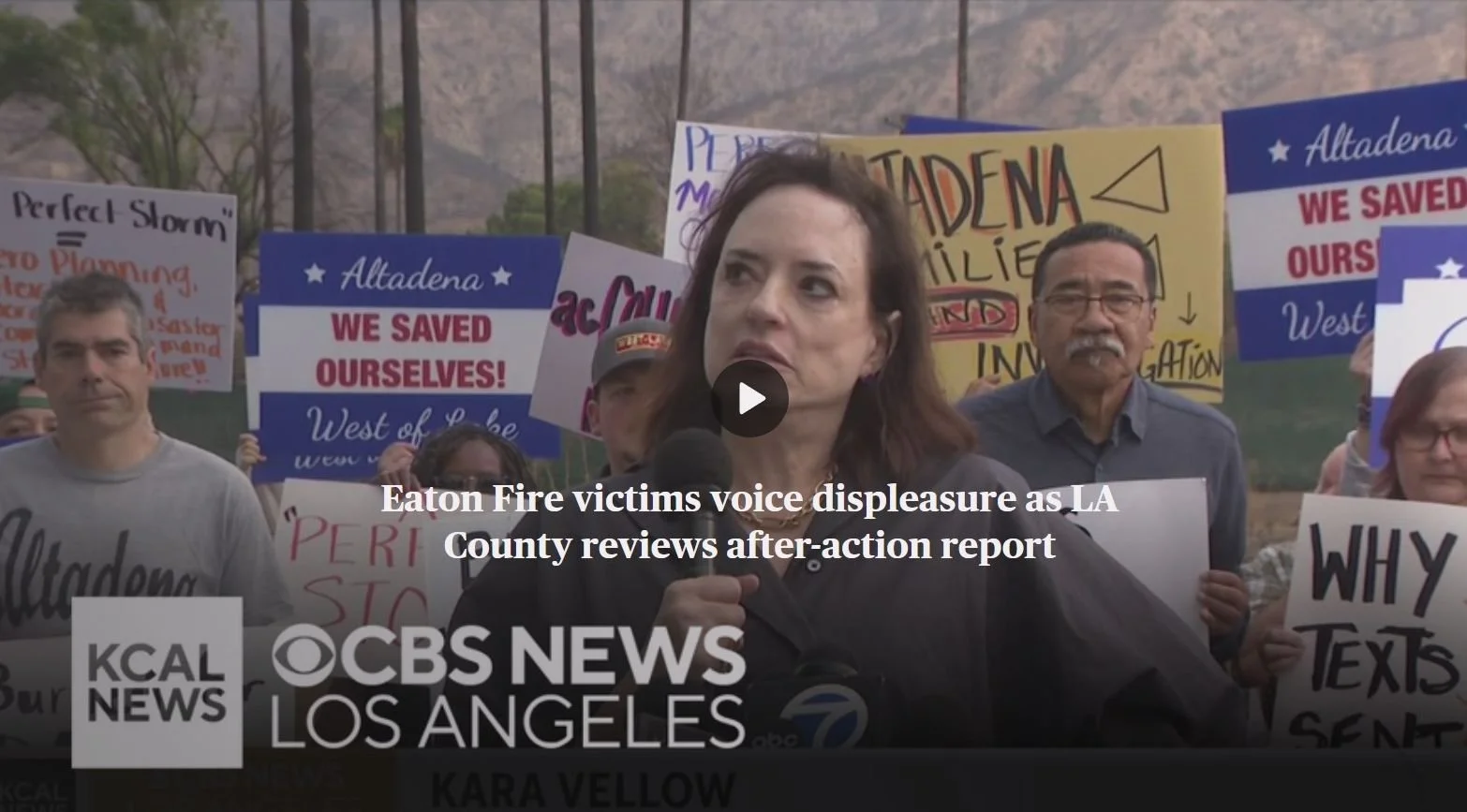 Eaton Fire victims plead for answers as LA County reviews after-action report