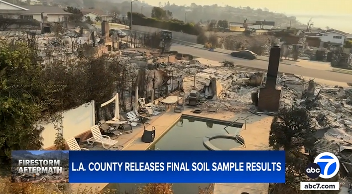 Final LA County soil sample results show higher lead levels in Eaton Fire area than Palisades