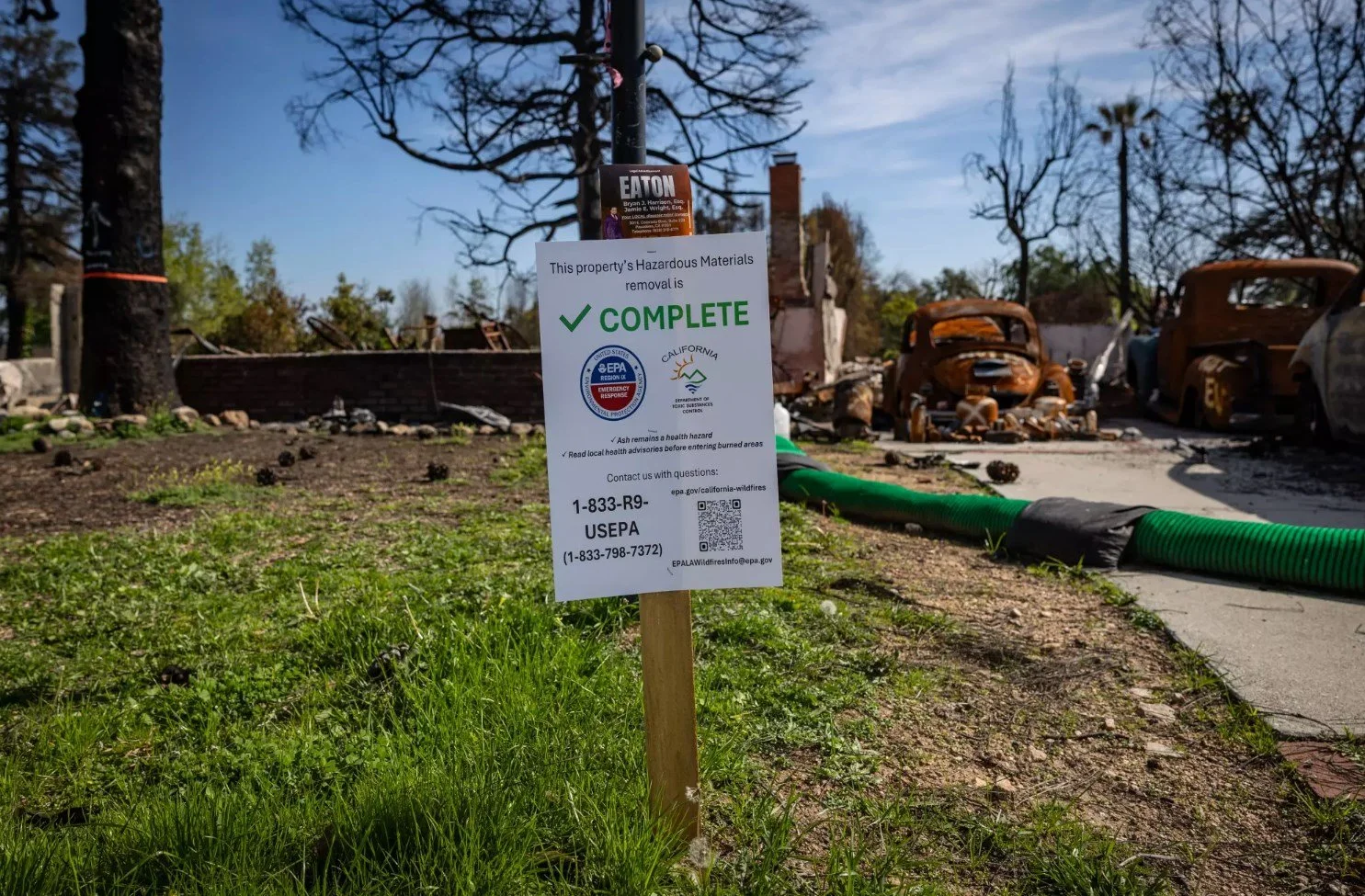 L.A. County soil testing near Eaton, Palisades fires shows significant contamination