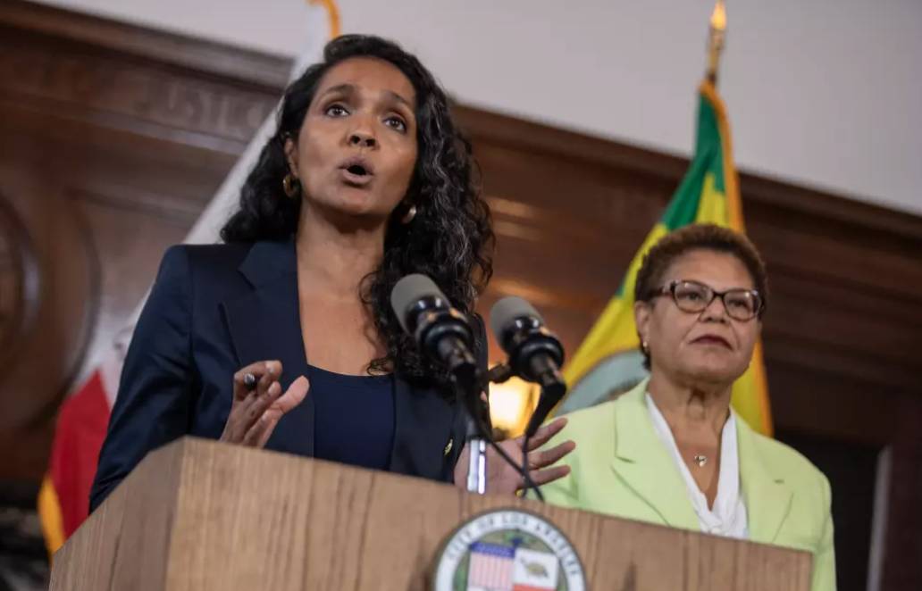 Mayor Karen Bass is dropping Nithya Raman from the AQMD board. The reasons are under wraps