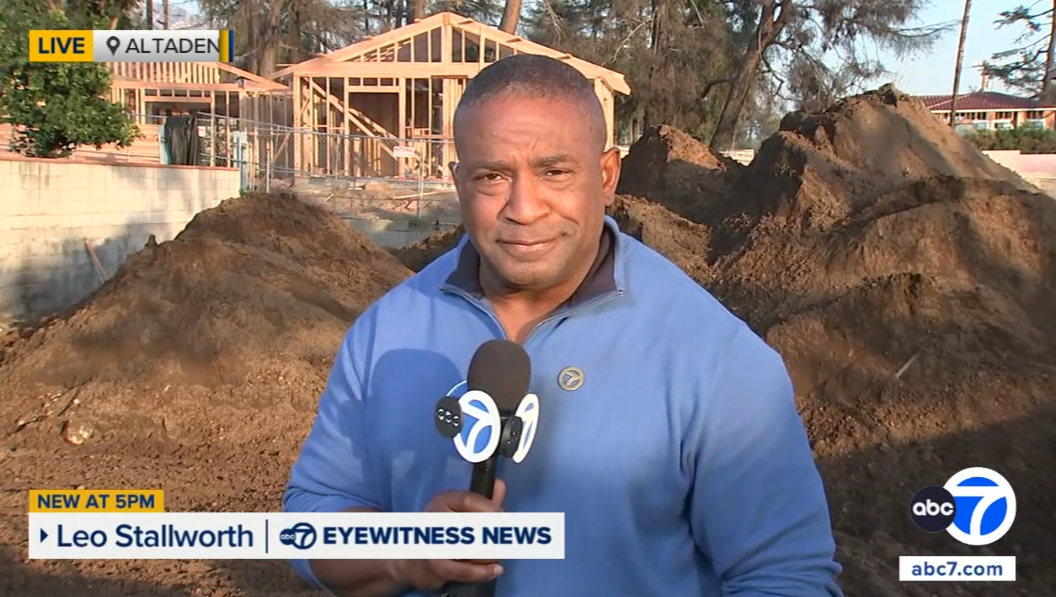 Altadena family breaks ground on new home, aiming to rebuild 1 year after house burned in Eaton Fire