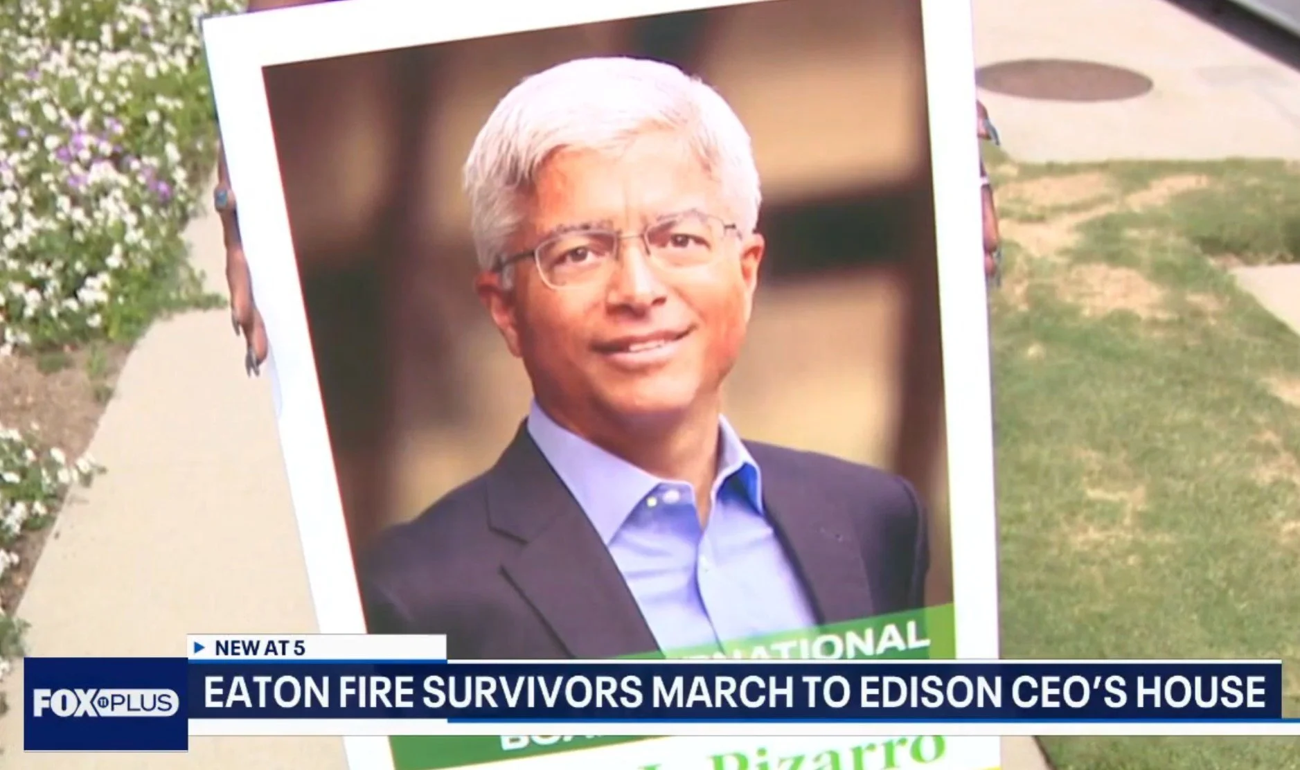 Good Friday protest by Eaton Fire survivors