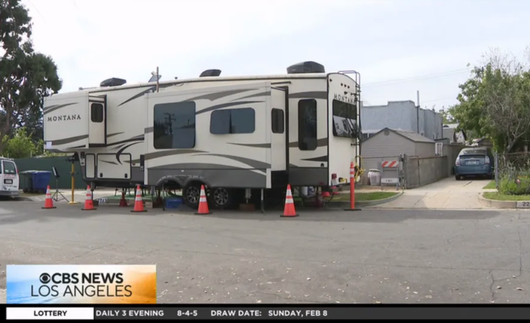 LA Cops Ticket Eaton Fire Victims Living In RV Outside Burned Home