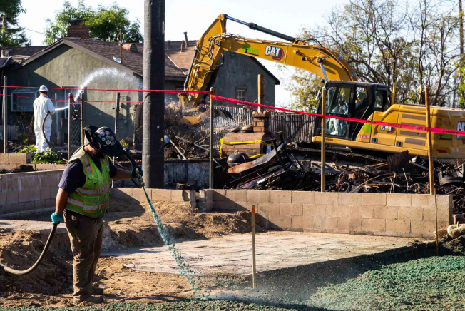 Carcinogen from LA fire cleanup may have spread up to 9 miles downwind, study shows