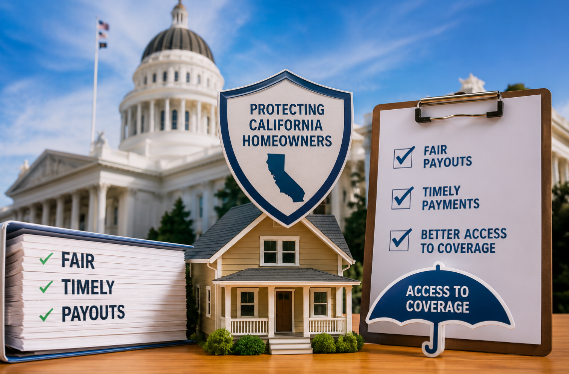 California Legislature Approves Three Bills to Require Fair and Timely Home Insurance Payouts and Improve Access to Coverage