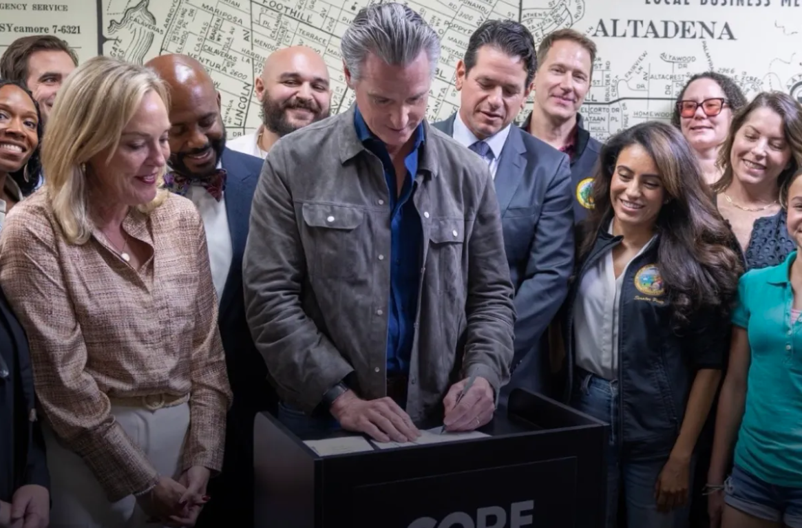 Newsom in Altadena Signs Laws to Strengthen Wildfire Recovery System