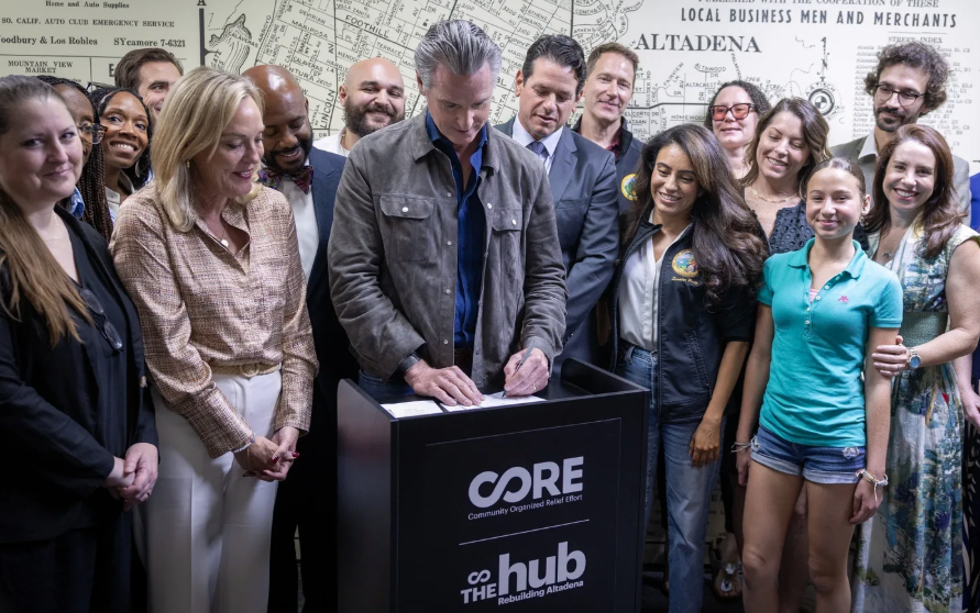 Governor Gavin Newsom signs wildfire recovery legislation package