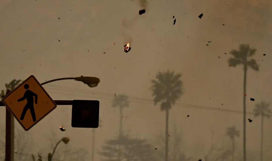 Eaton fire made air toxic downwind, but not for long, UCLA study finds
