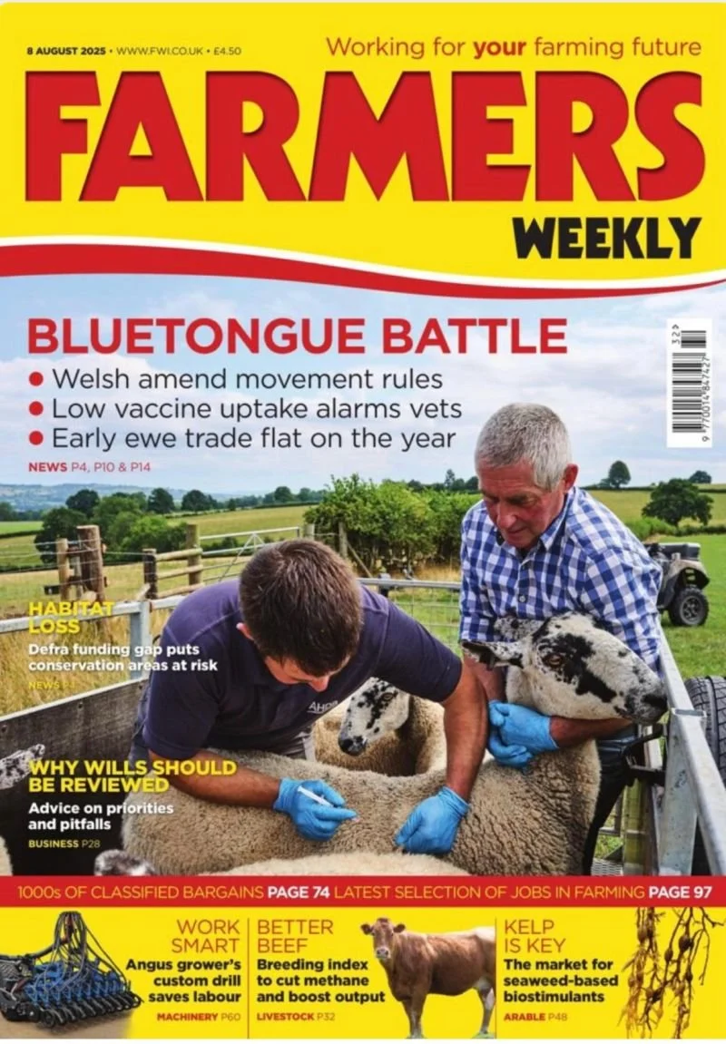 Farmers Weekly Cover Shot by Oli Lees 