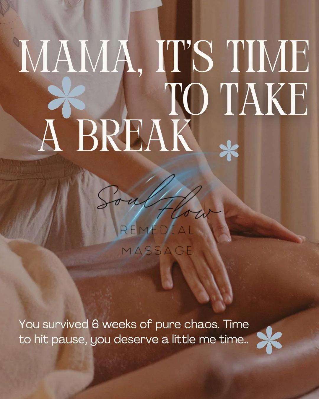 💛 Mums&hellip; you&rsquo;ve survived 6 weeks of chaos, snacks &amp; endless 

&ldquo;Mum, Mum, Mum!&rdquo; 

It&rsquo;s time to hit pause &amp; treat yourself to some well deserved TLC 💆&zwj;♀️

Whether it&rsquo;s a remedial massage to melt tension