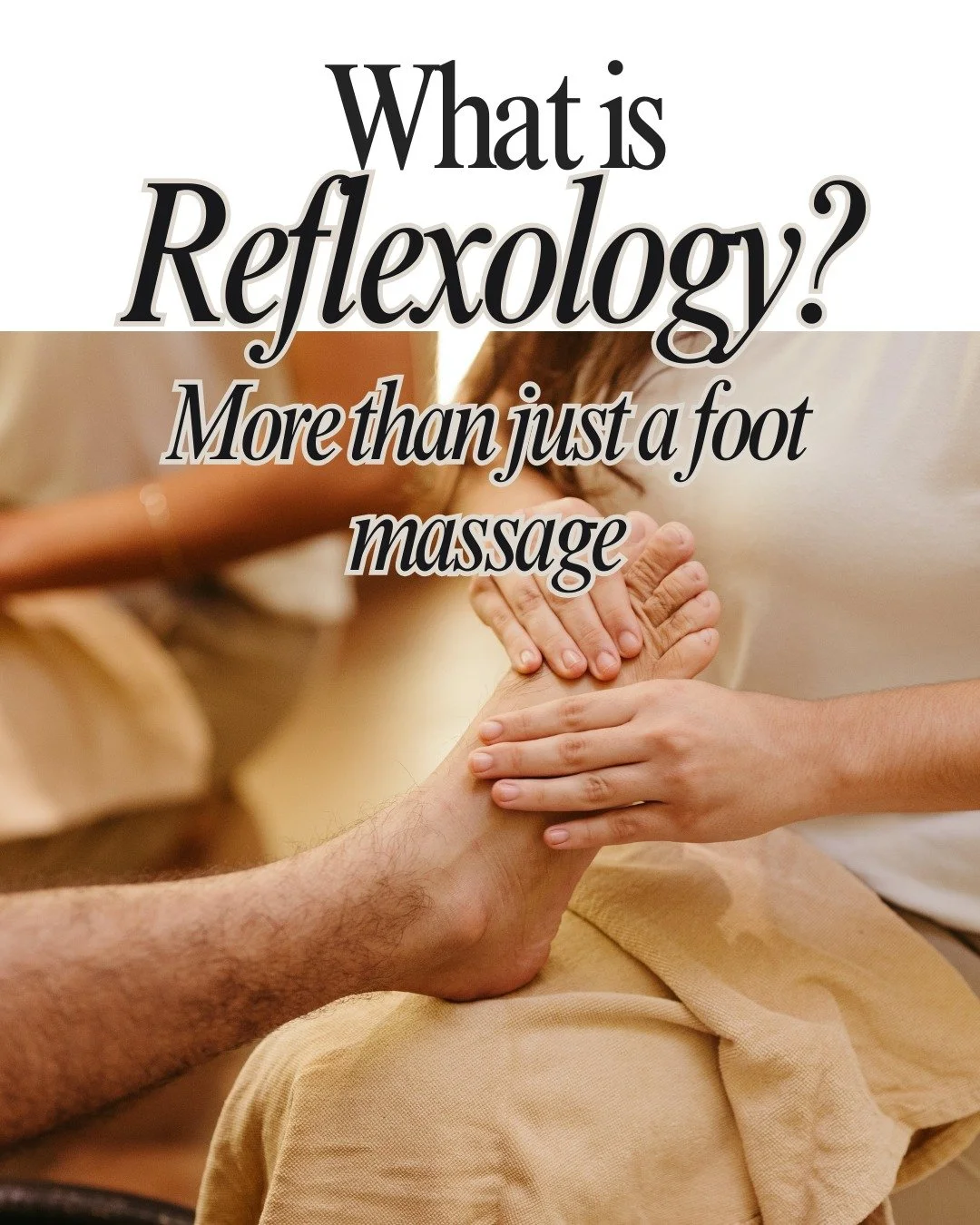 Your feet hold a map of your entire body 👣✨

Reflexology works through 10 body zones, gently encouraging balance, relaxation &amp; nervous system support from the ground up.

Soft touch. Deep impact.

Book your reflexology session via the link in bi
