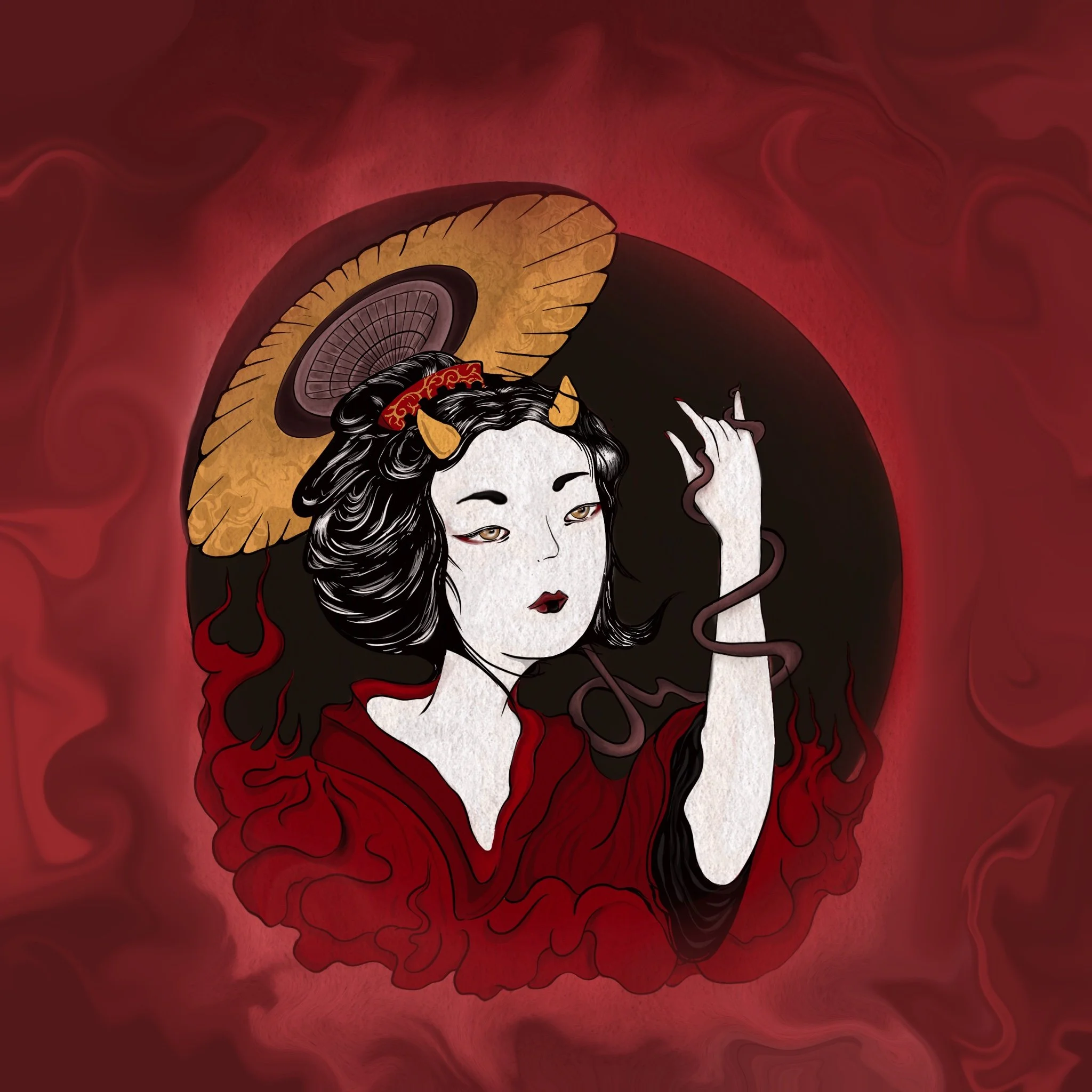 Yuki Onna - Dessin numérique