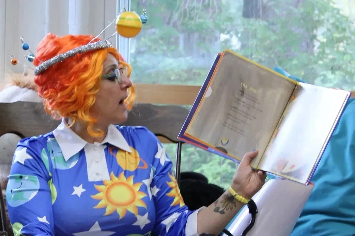 Ms. Frizzle
 (who has LOTS of costumes!)