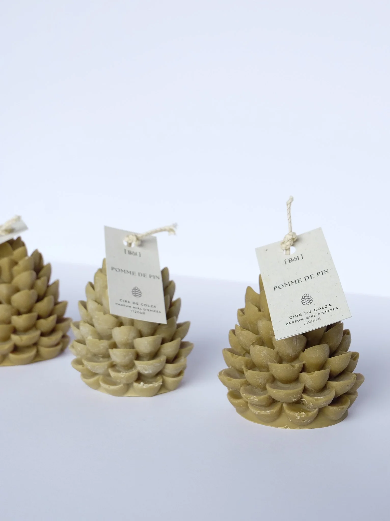 bougie moulée éco responsable et artisanale