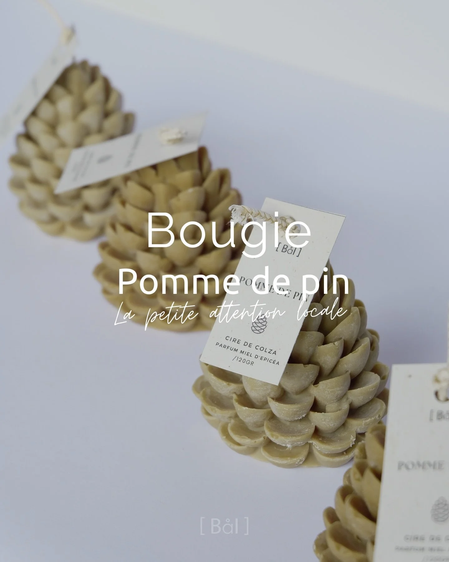 Le retour d&rsquo;une ic&ocirc;ne... en version v&eacute;g&eacute;tale ! 

Vous aviez ador&eacute; les petites pommes de pin en cire d&rsquo;abeille. Elles reviennent aujourd&rsquo;hui dans une version 100% cire de colza, parfum&eacute;es au d&eacute