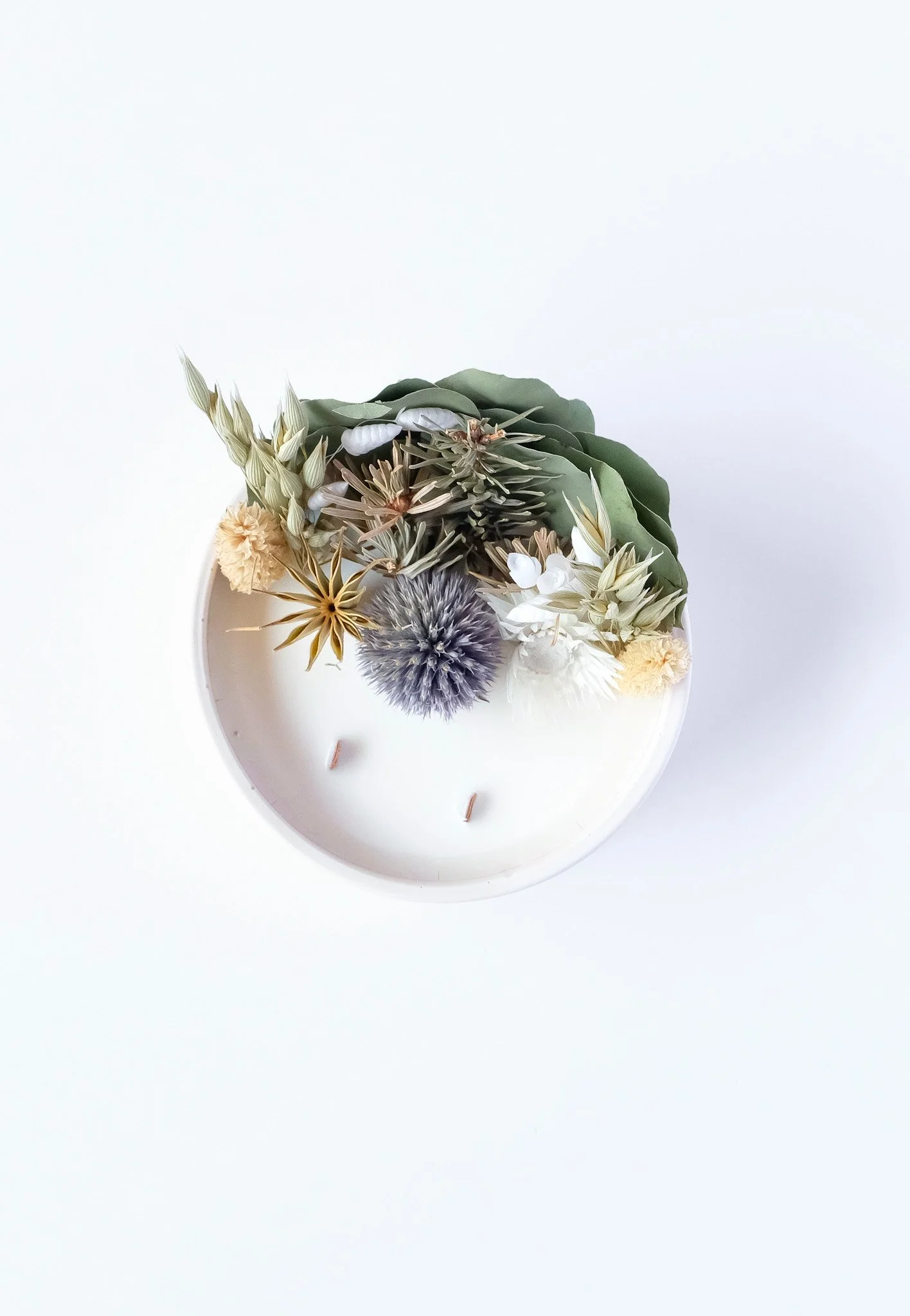 Bougie Fleurie Aiguilles de Sapin