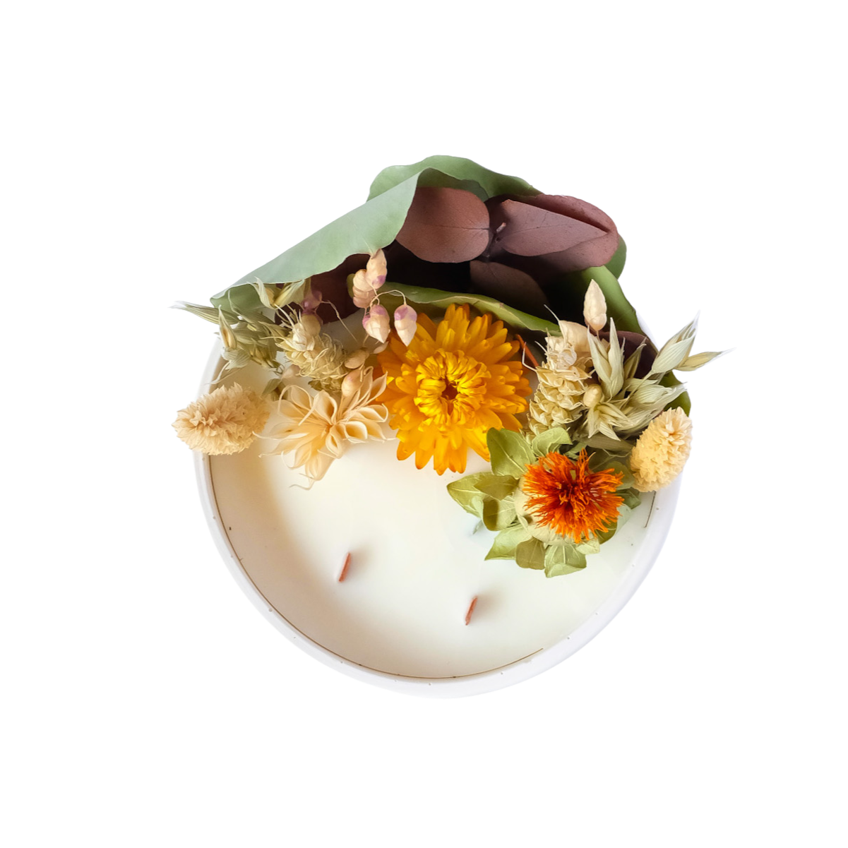 Bougie Fleurie Fleur d'Oranger