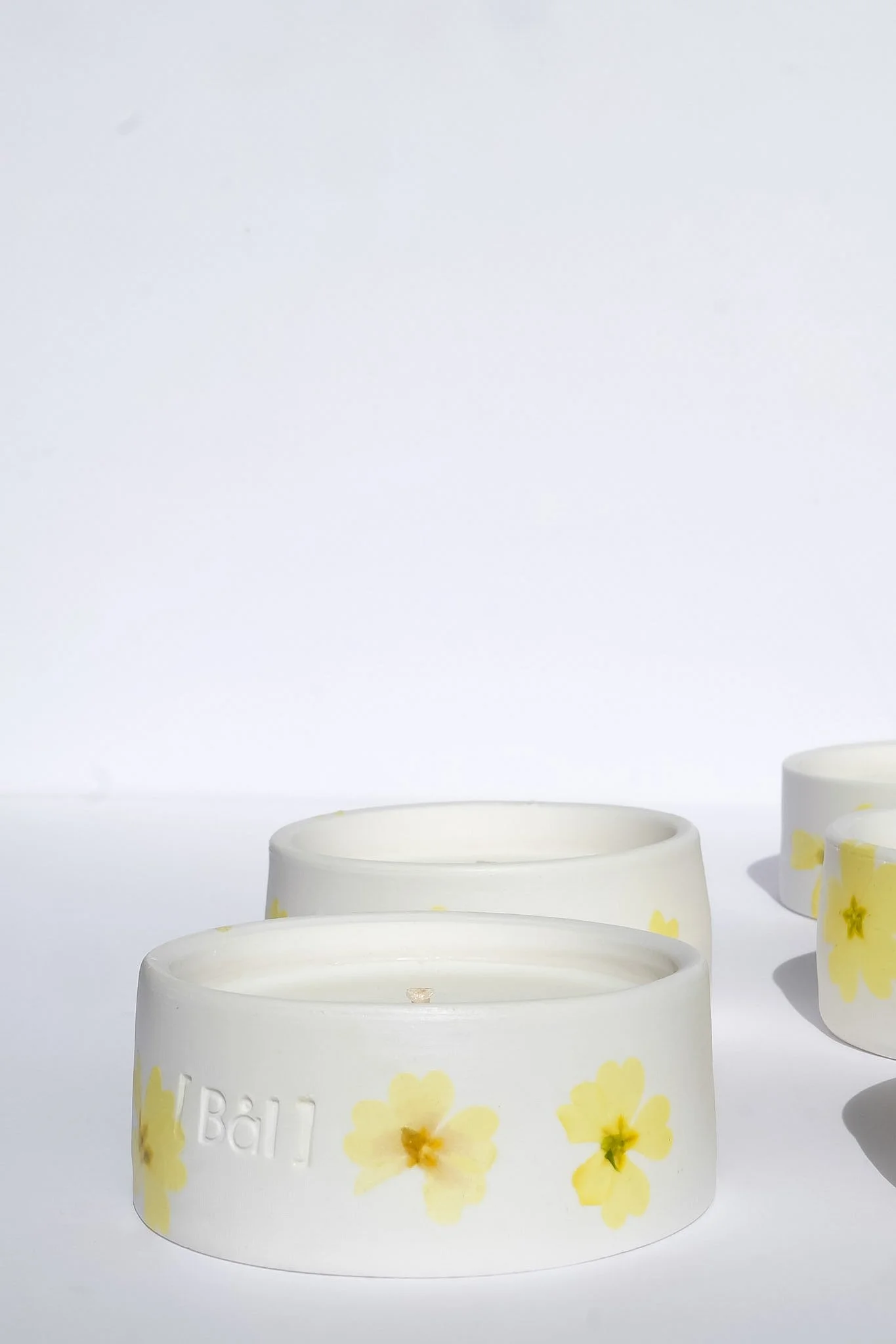 bougie fleurie parfum fruité