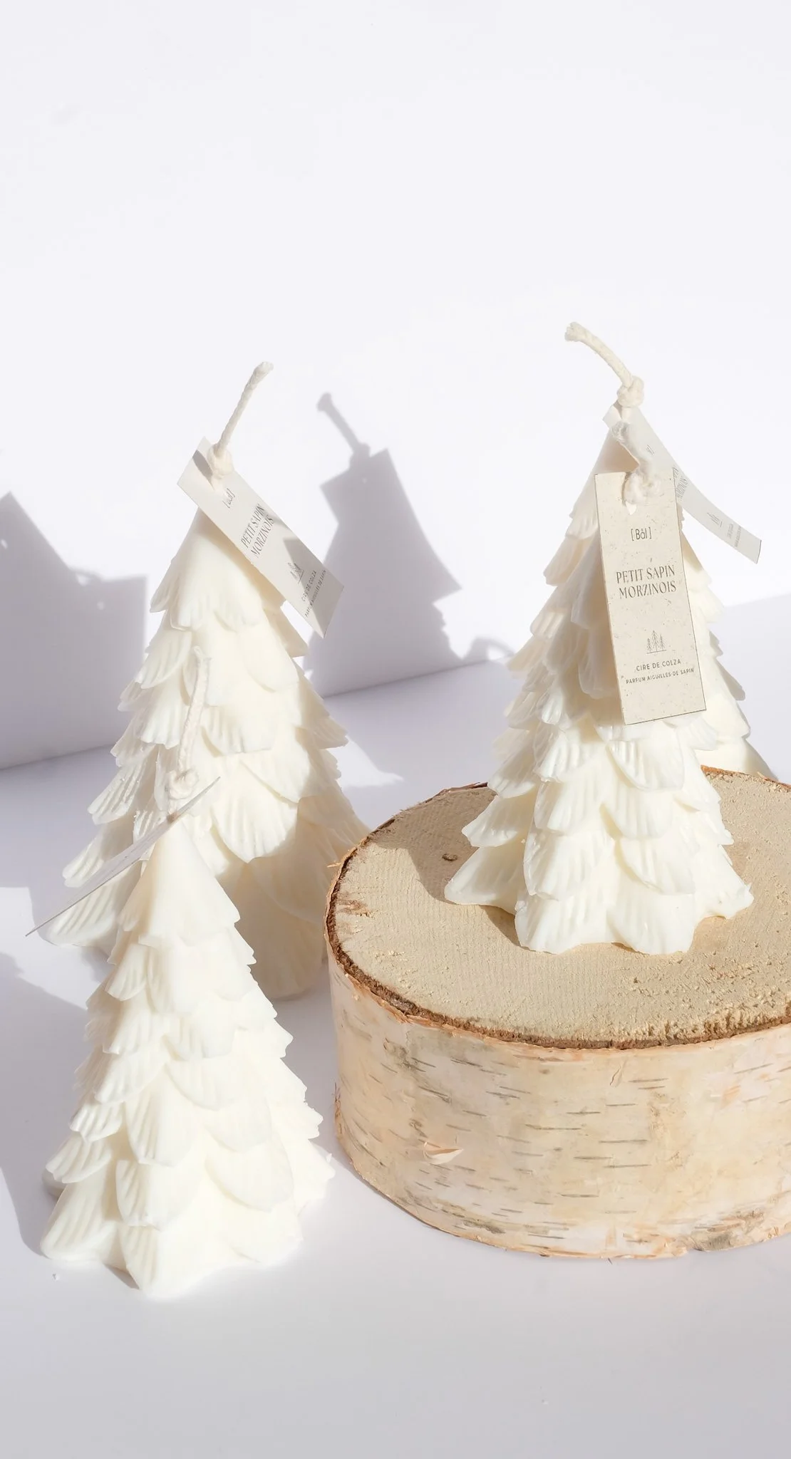 Bougie sapin parfum aiguilles de sapin ambiance montagne