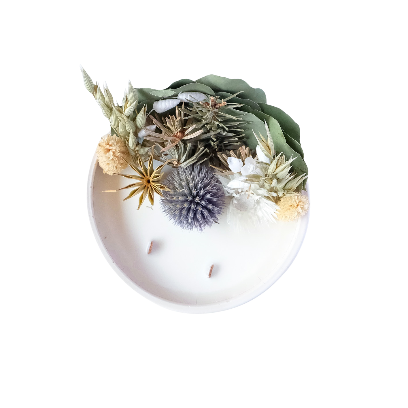 Bougie Fleurie Aiguilles de Sapin