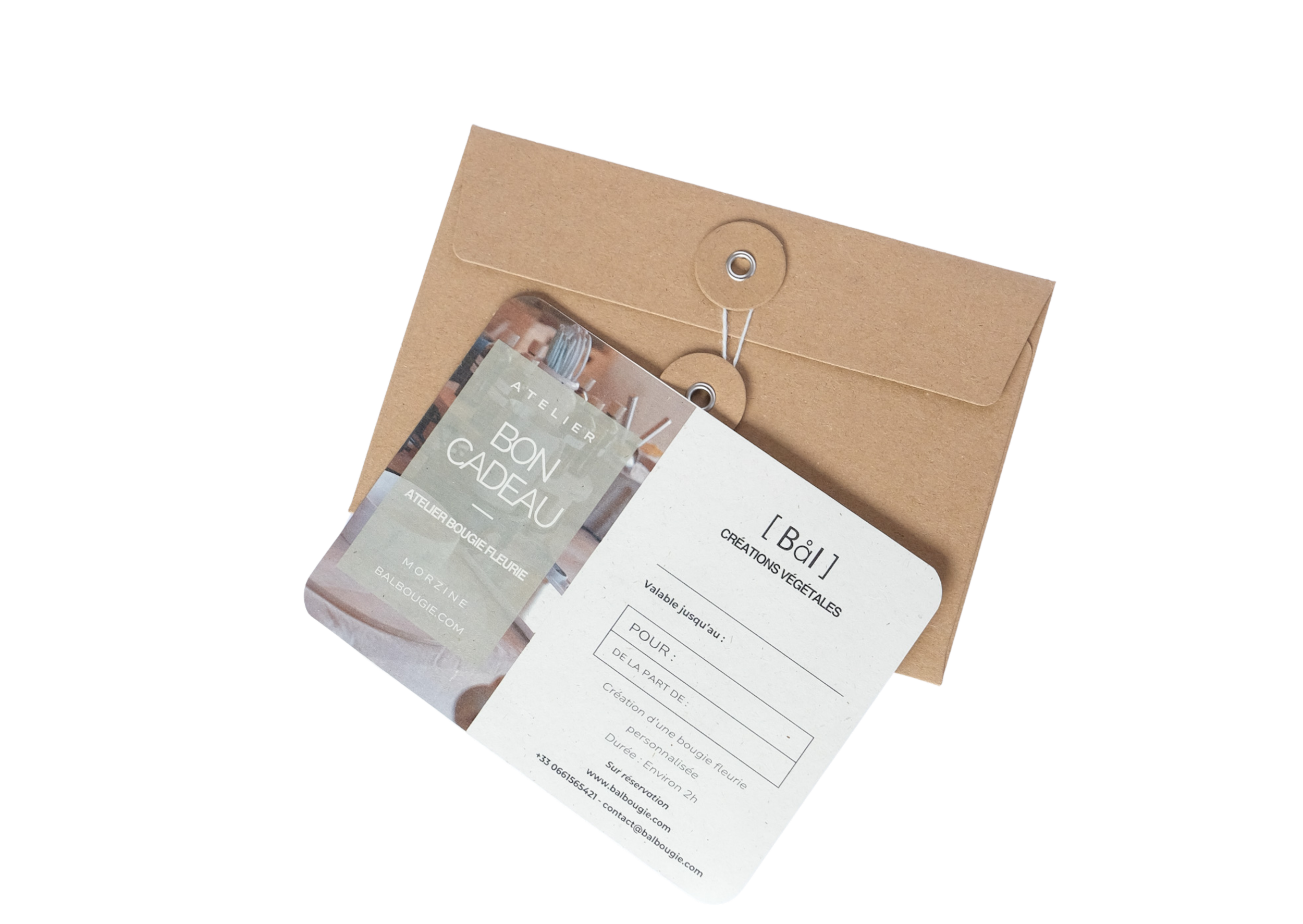 Bon Cadeau Atelier Bougie Fleurie – Expérience Créative à Morzine