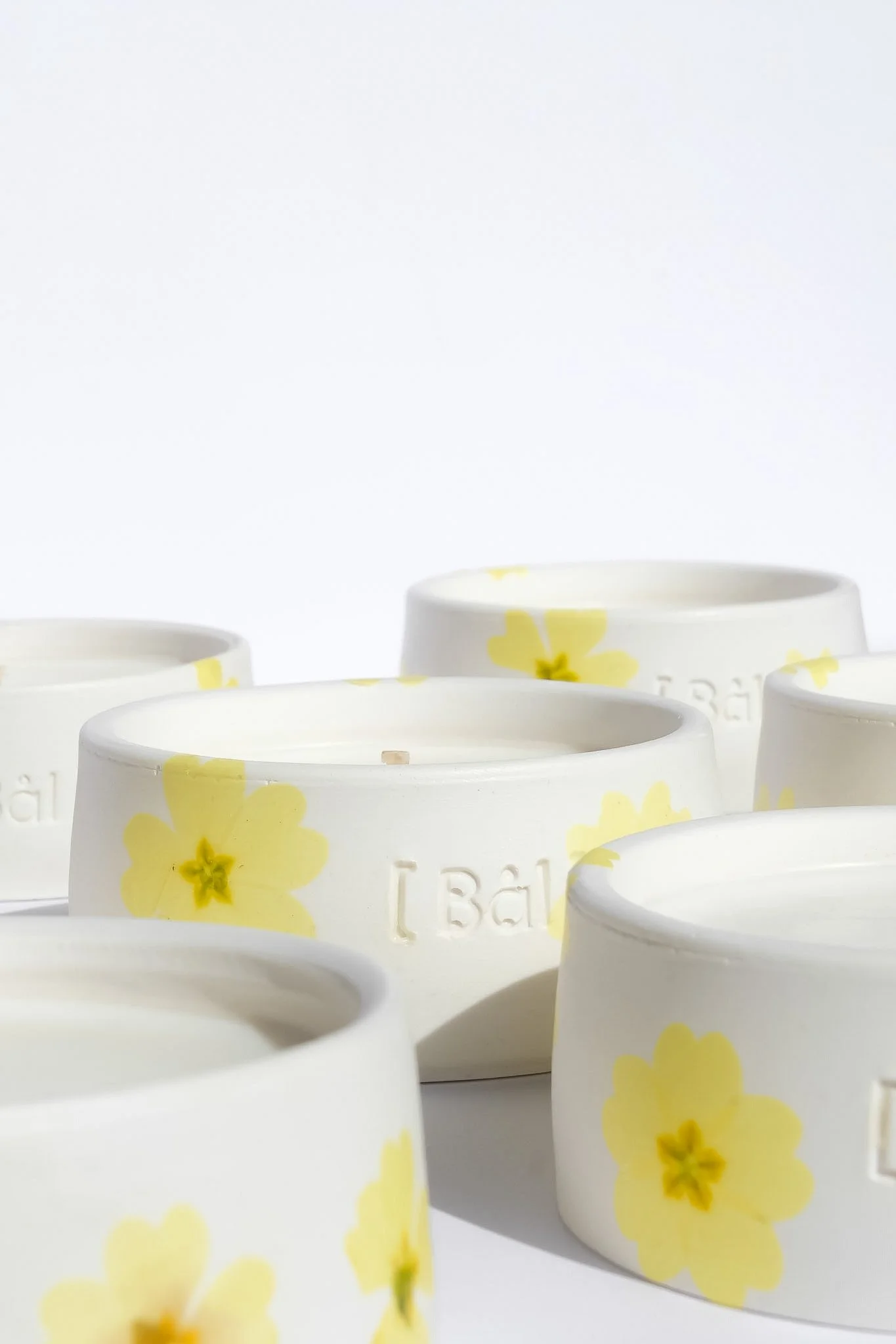 bougie fleurs séchées