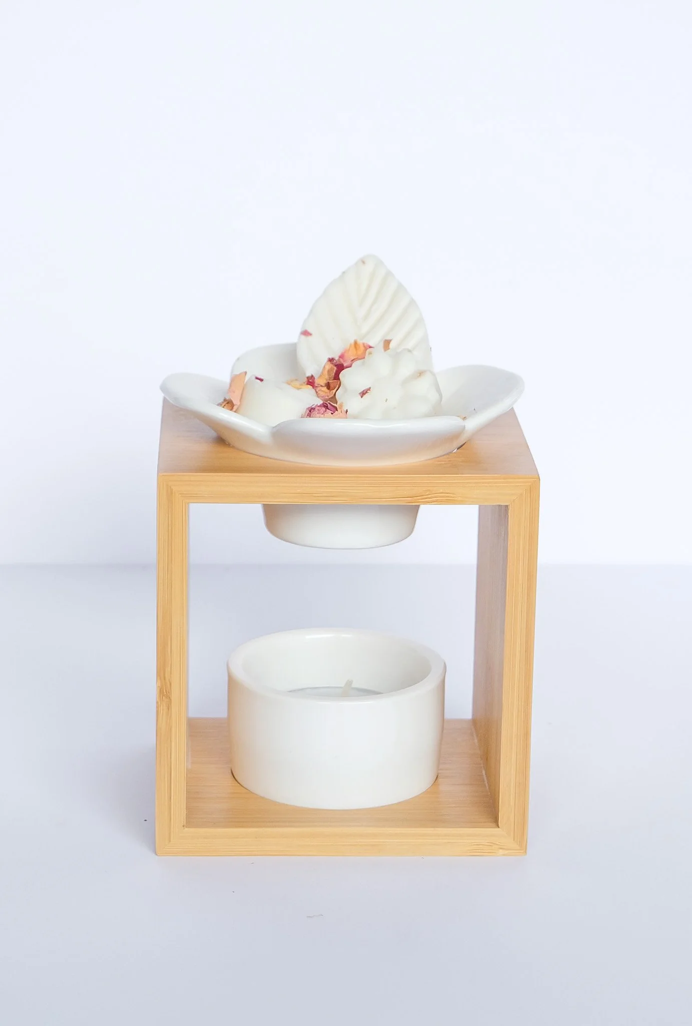 Coffret fondants parfumés avec brûle-parfum céramique bambou Bål