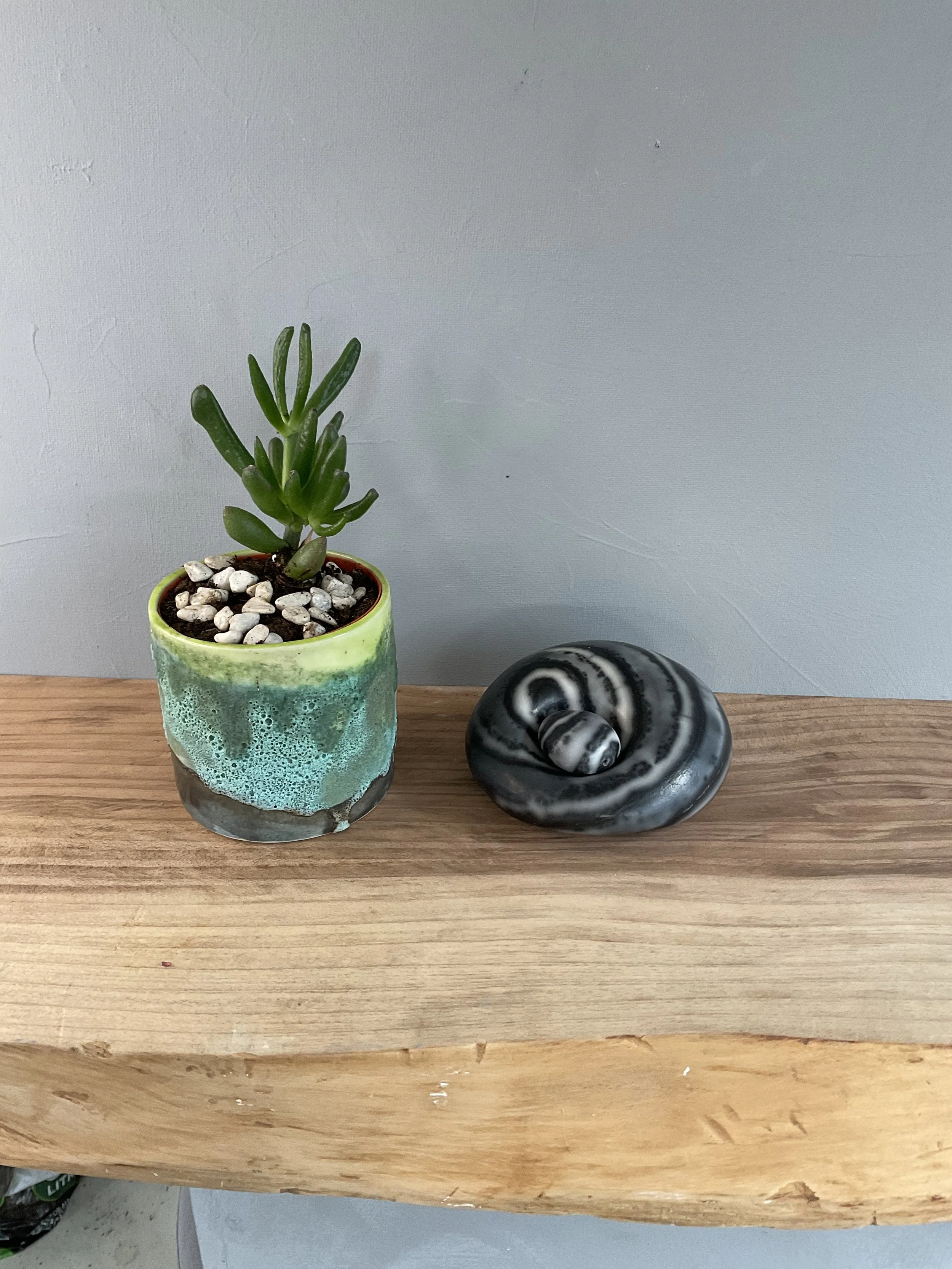 Naked Raku Sitting Stone small