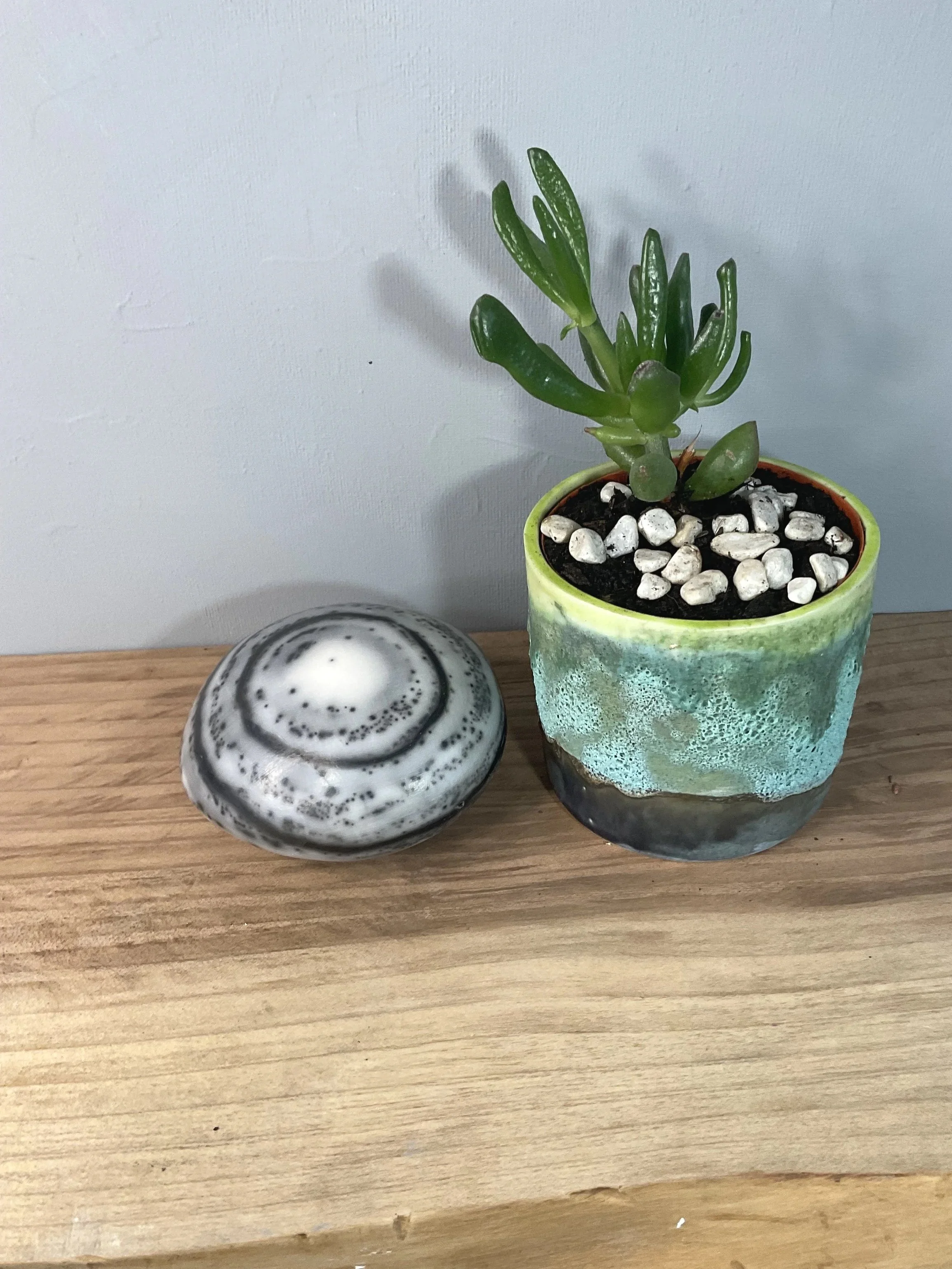 Naked Raku Pebble medium