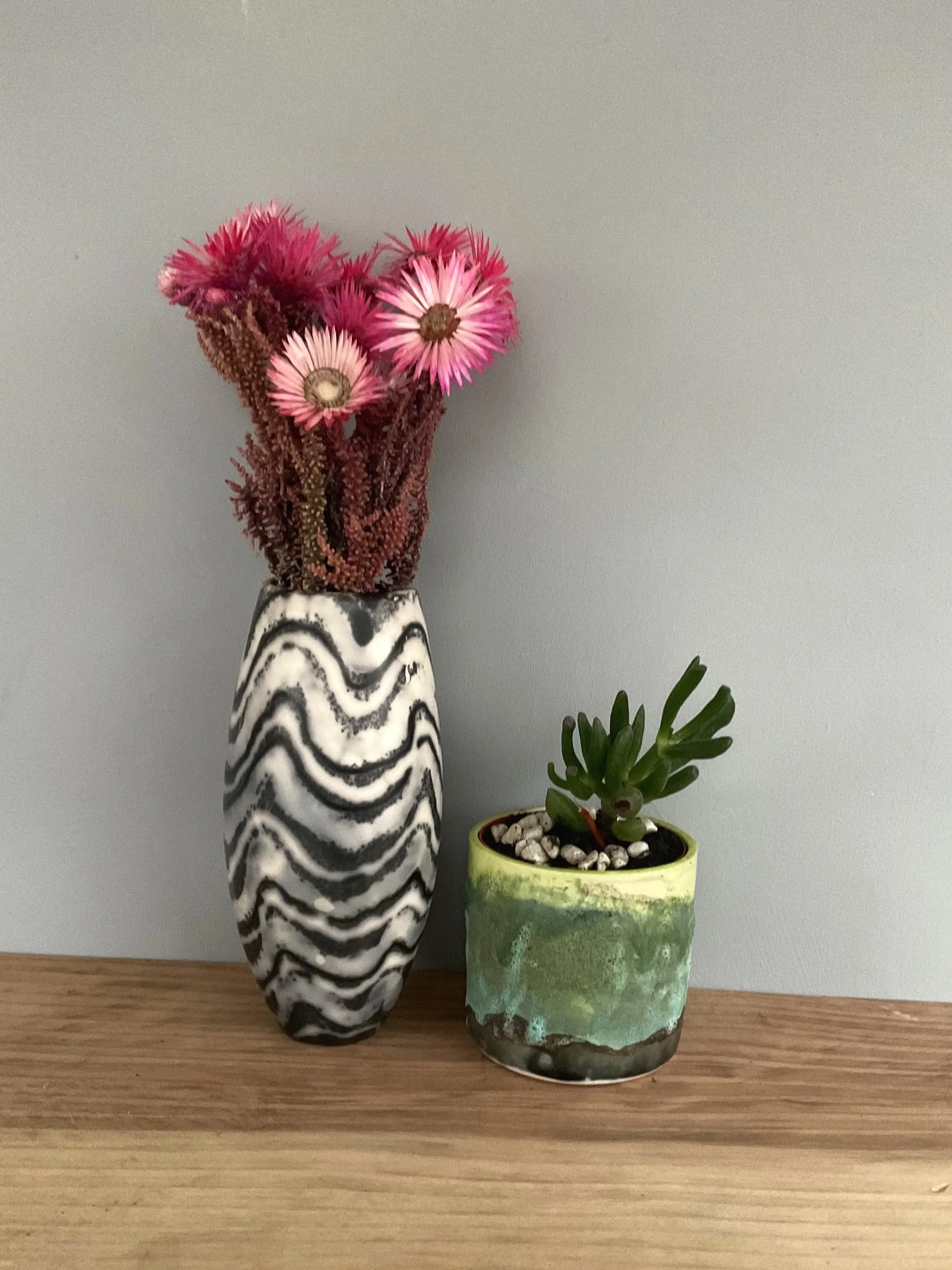 Lewisian Gneiss Naked Raku Vase small