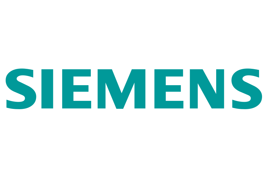 Das Bild zeigt das Logo von Siemens, bestehend aus dem Wort 'SIEMENS' in großen, türkisen Buchstaben.