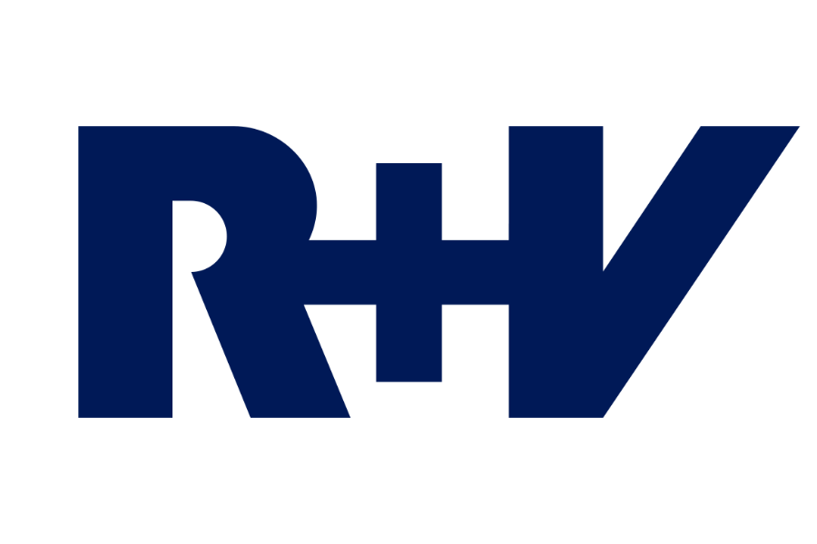 Logo der Rehabilitations- und Gesundheitsdienste und Gesundheitsförderung GmbH (R+V).