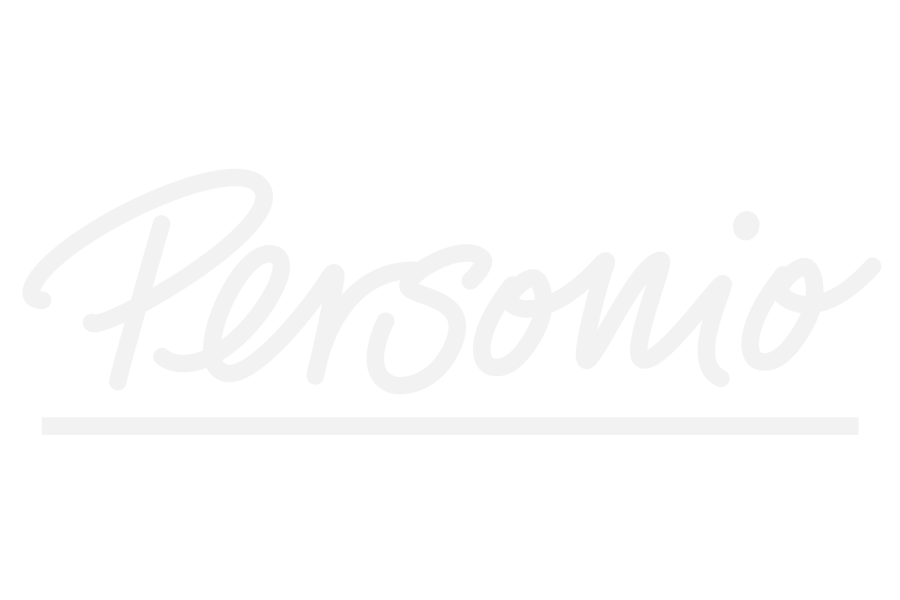Das Bild zeigt das Logo von Personio in weißen Buchstaben auf schwarzem Hintergrund.